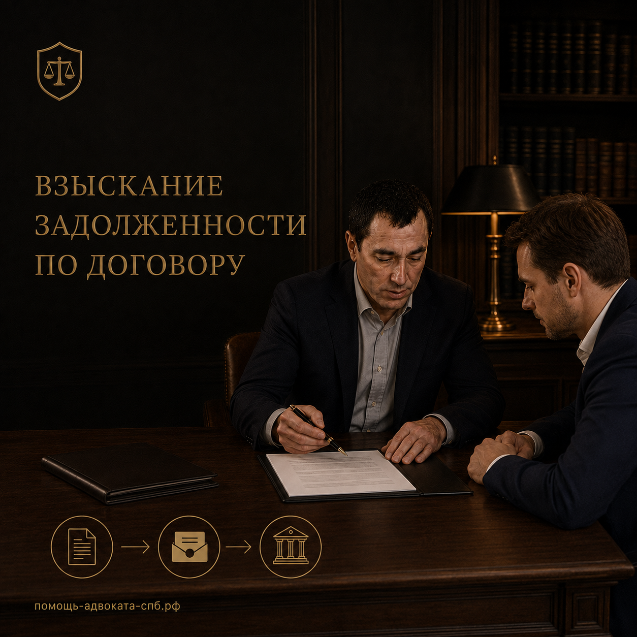 Взыскание задолженности по договору – юридическая услуга адвоката