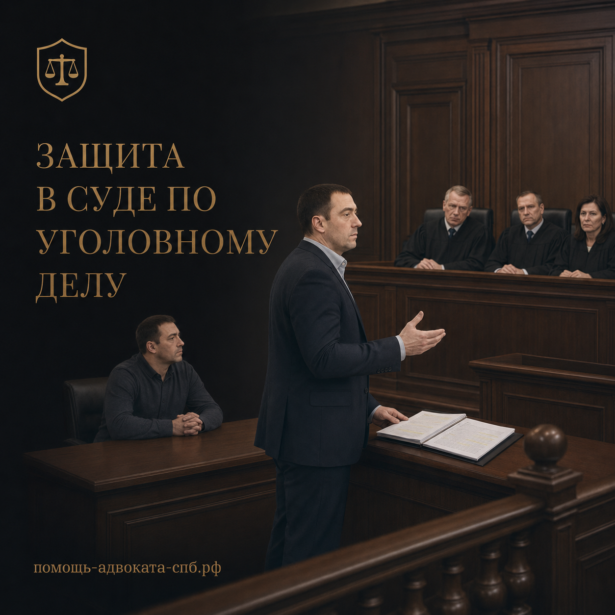 Защита в суде по уголовному делу – юридическая услуга адвоката