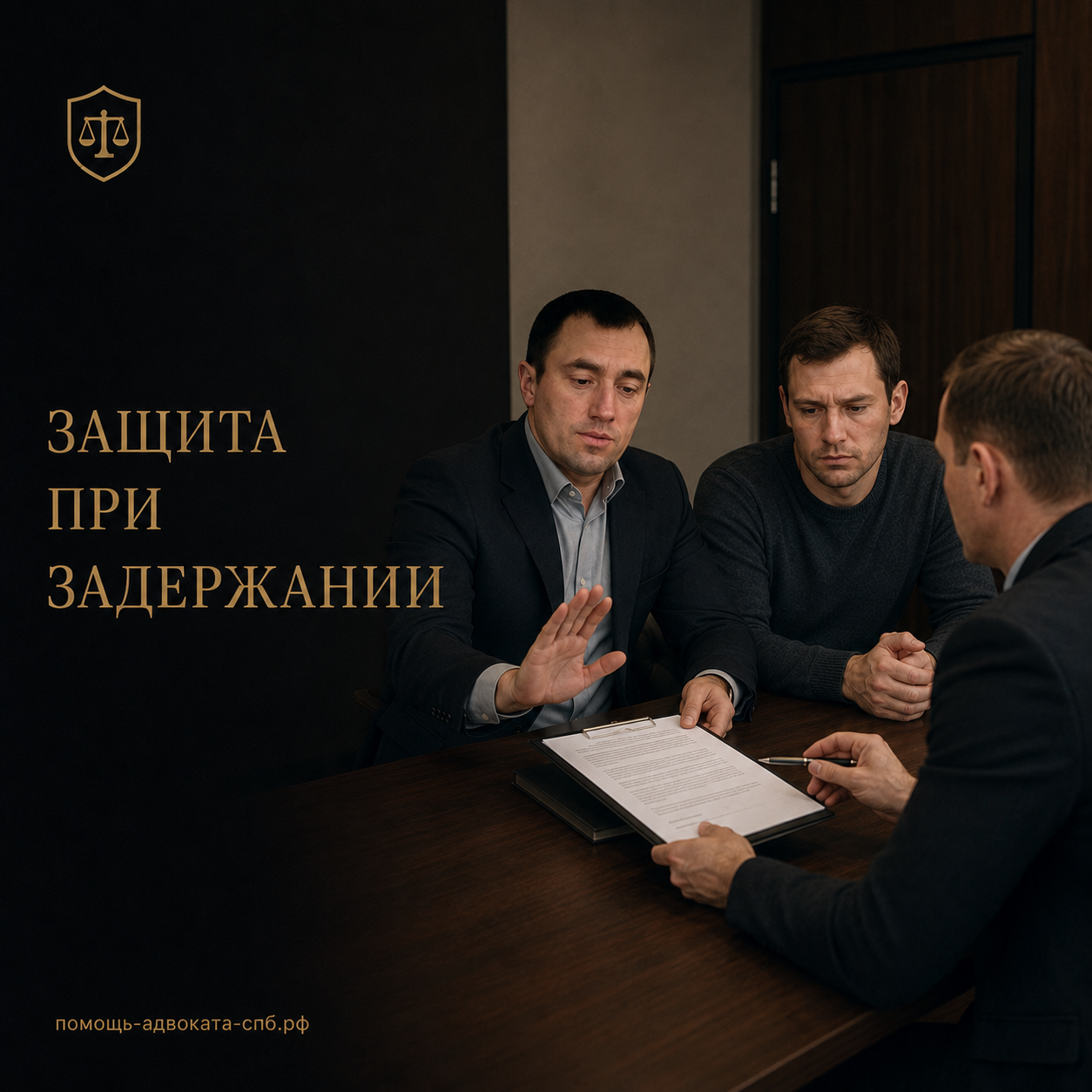 Защита при задержании – услуга адвоката в Санкт-Петербурге