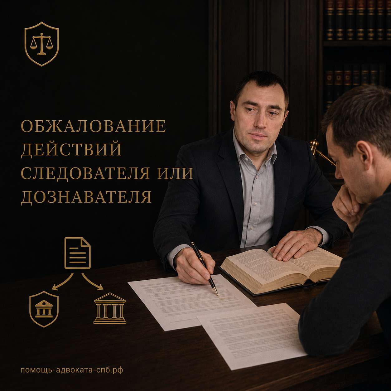 Обжалование действий следователя или дознавателя – юридическая услуга адвоката