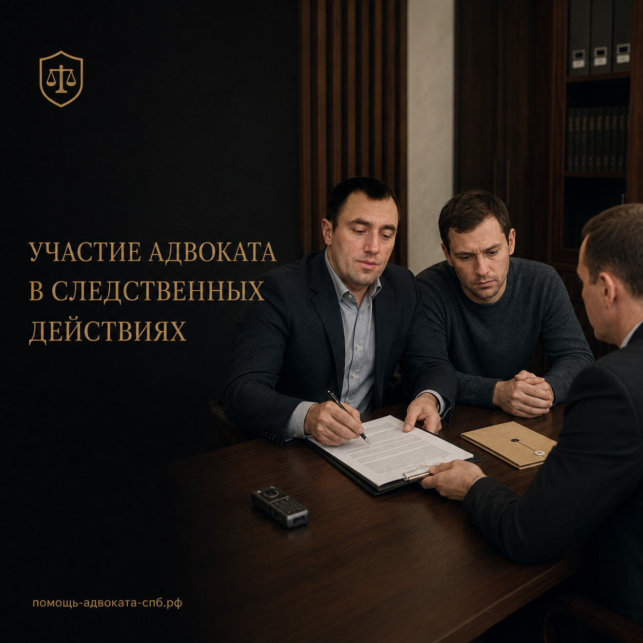 Участие адвоката в следственных действиях – юридическая услуга адвоката